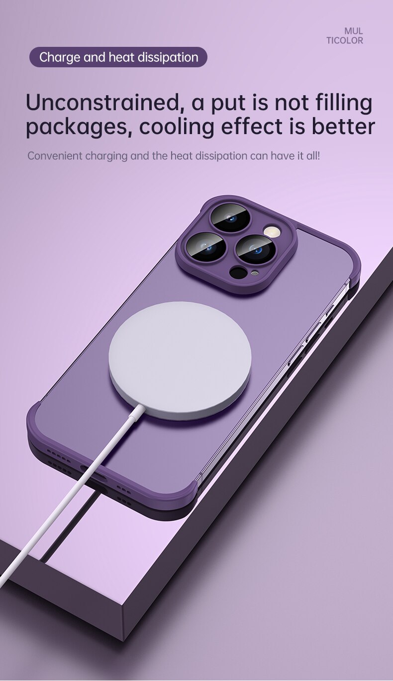 Luxury Contrast Bumper Case with Frosted Lens Guard