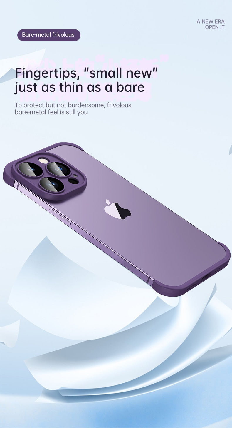 Luxury Contrast Bumper Case with Frosted Lens Guard