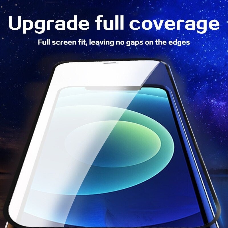 4-Pack Full Coverage Screen Protector Glass