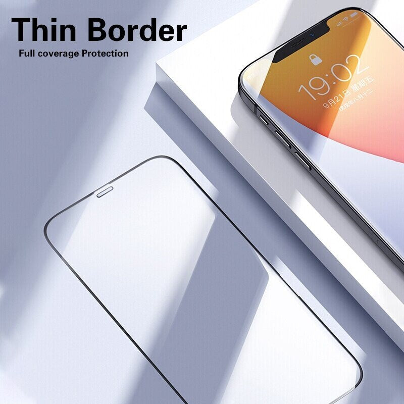 4-Pack Full Coverage Screen Protector Glass