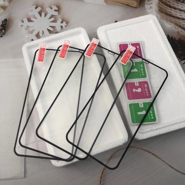 4-Pack Full Coverage Screen Protector Glass